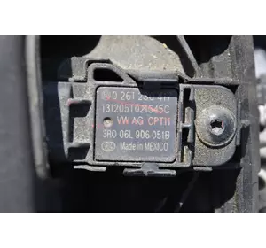 Датчик давления во впускном коллекторе VW Volkswagen Passat B7  06l 906 051B Фольцваген Пассат Б7 3Ro06l906051B